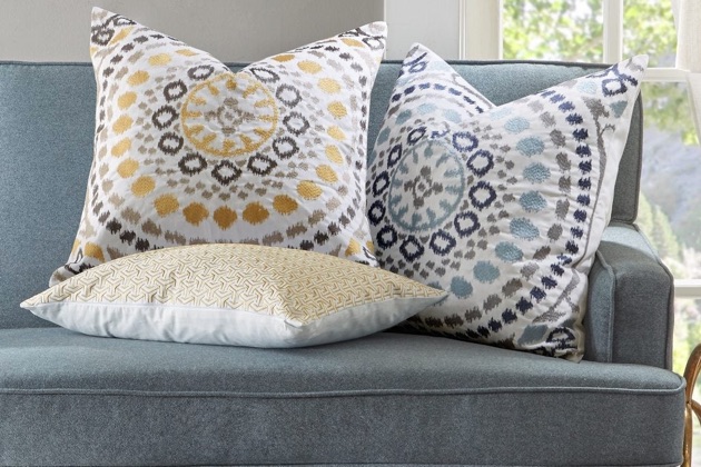 Декоративные подушки на заказ от "Узоры Текстиль"